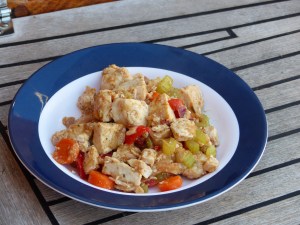 Fertige Gemüse-Fleisch Pfanne