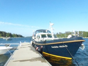 Erster Stop auf dem Weg nach Russland in Sunisalmi
