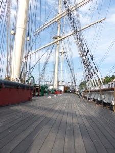 Die Decks im Originalzustand.