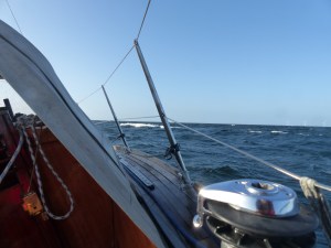 Bft. 6-7 1-1.5m Seegang.