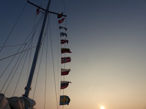 Ankunft in Heimatgewässern.